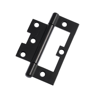Lane 100mm Black Matte Easy Fit Hinge - 2 pieces