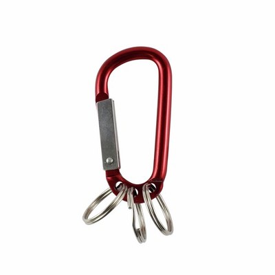 Key Essentials Key Ring Carabiner With 3 Key Rings 2 pcs