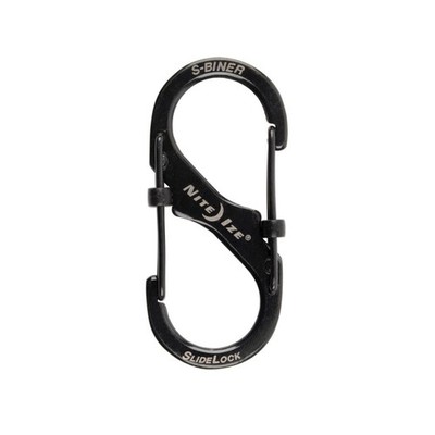 Nite Ize 50 x 22mm Black No 2 S-Biner Slide Lock