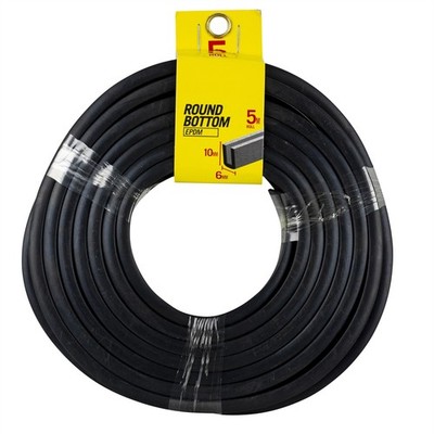 Moroday 6 x 10mm x 5m Rubber Round Bottom Sponge
