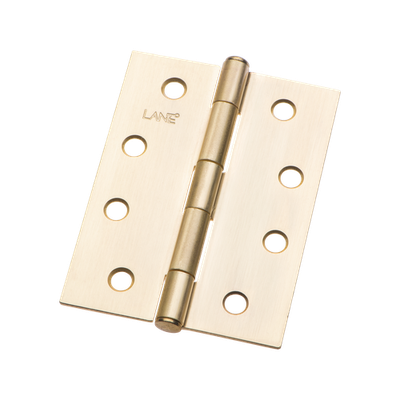 Lane 100mm Fixed Pin Butt Hinge - 2 pieces