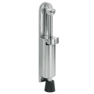 Delf Trade 30 x 165 x 30mm Satin Chrome Foot Operated Door Stop