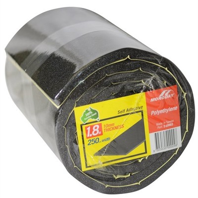 Moroday 250 x 10mm x 1.8m Adhesive Foam Roll