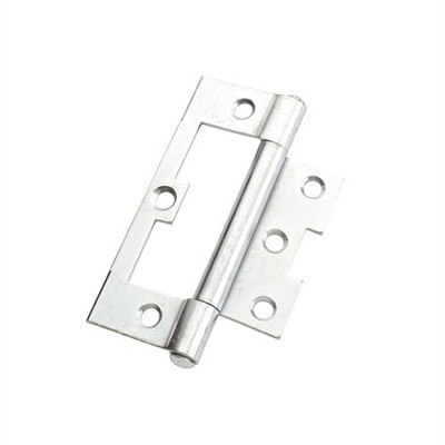 Lane 100mm Zinc Plated Loose Pin Durasmooth Non Mortice Butt Hinge 2 pcs