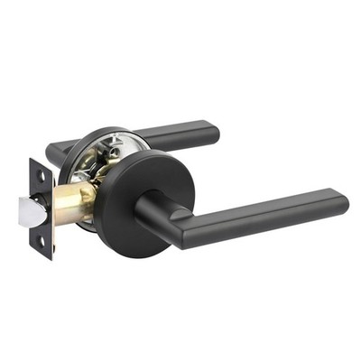 Ikonic Black Matte Fellino Passage Lever Set