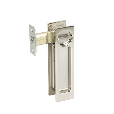 Delf Satin Nickel Rectangular Cavity Privacy Door Lock