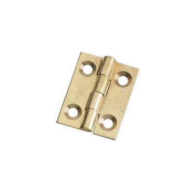 Lane 25 x 20 x 1.6mm Brass Fixed Pin Butt Hinge - 2 pieces