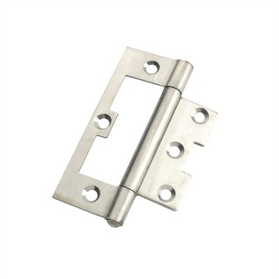 Lane 100 x 65 x 2mm Polished Stainless Steel Fixed Pin Durasmooth Non Mortise Hi