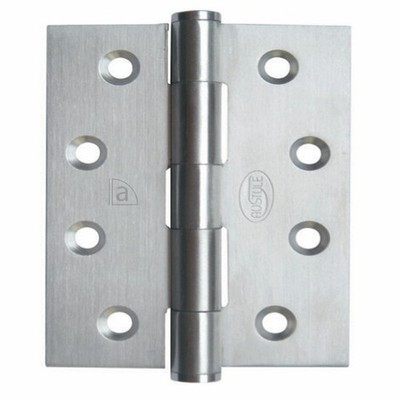 Austyle 100 x 75 x 2.5mm 304 Stainless Steel Fire Rated Fixed Pin Hinge 2 pieces