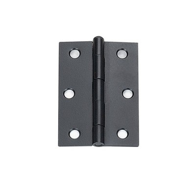 Delf 85mm Black Fixed Pin Butt Hinge - 12 pieces