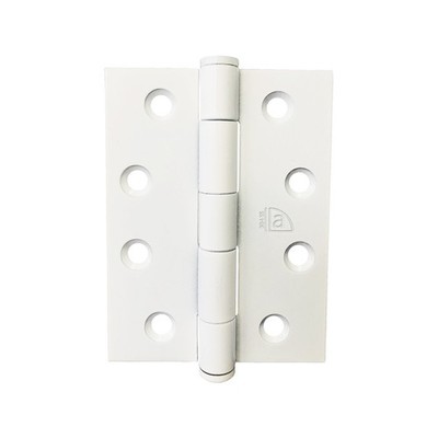 Austyle 100 x 75 x 2.5mm Matte White Stainless Steel Removeable Hinge