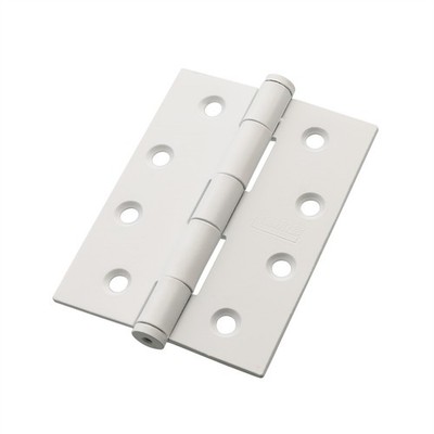 Lane 100 x 75 x 2.5mm Matte White Loose Pin Butt Hinge - 2 pieces