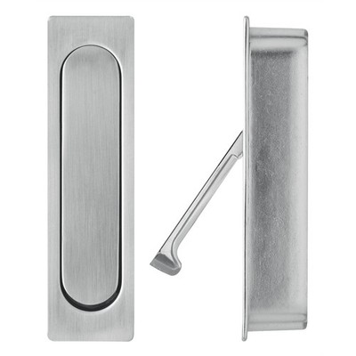 Delf Brushed Nickel Edge Pull Sliding Door Handle