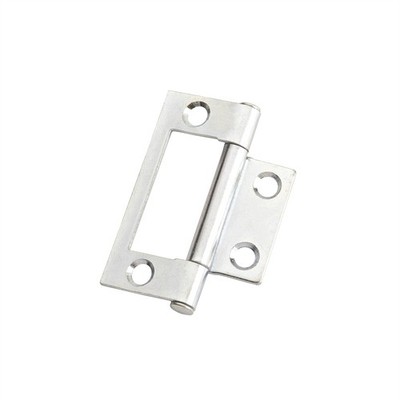 Lane 50 x 40 x 1.2mm Zinc Plated Fixed Pin Non Mortise Hinge 5 pcs