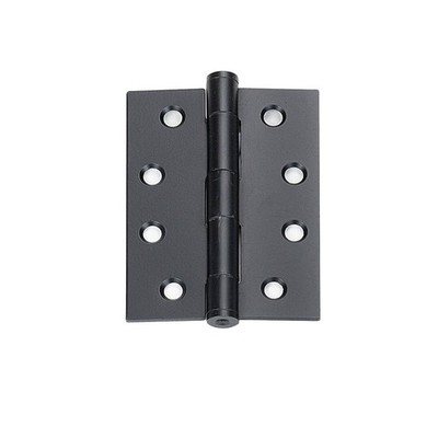 Delf 100mm Black Fixed Pin Butt Hinge - 12 pieces