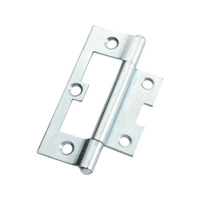 Lane 90 x 54 x 1.6mm Zinc Plated Fixed Pin Easy Fit Hinge - 2 pieces