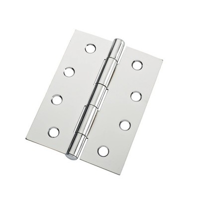 Lane 100 x 75 x 1.6mm Polished Chrome Fixed Pin DURAsmooth™ Butt Hinge 2 pieces