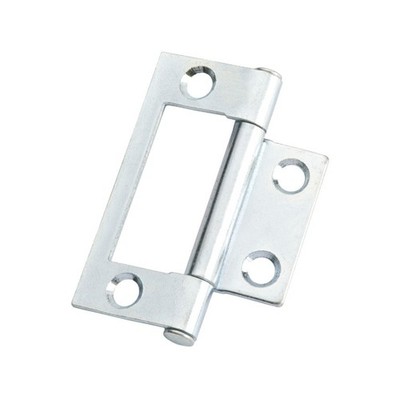 Lane 50 x 40 x 1.2mm Zinc Plated Fixed Pin Easy Fit Hinge 2 pcs