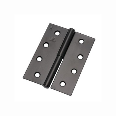 Lane 100 x 75 x 1.6mm Matte Black Right Hand Lift Off Hinge - 2 pieces