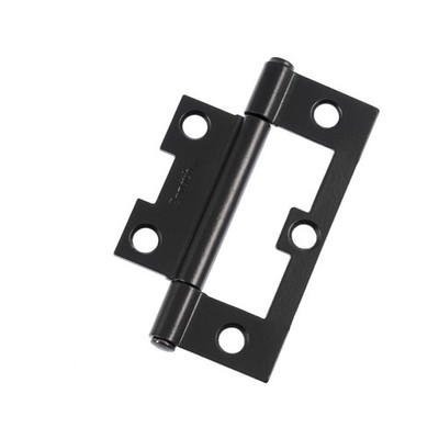 Lane 75mm Easy Fit Matte Black Hinge - Pack of 2 2 pieces