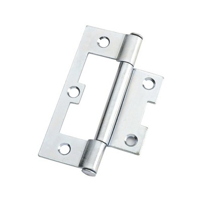 Lane 75 x 47 x 1.6mm Zinc Plated Fixed Pin Easy Fit Hinge - 2 pieces