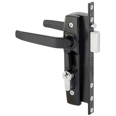 Gainsborough Black Hinged Security Door Deadlock