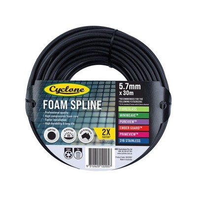Cyclone 5.7mm x 30m Pro Foam Spline