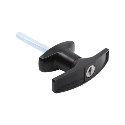Liftaway T-Handle Rear Fix Black