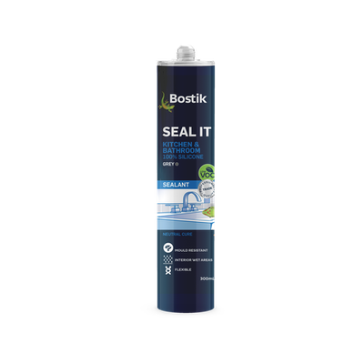 Bostik 300ml Grey Seal It Kitchen And Bathroom(5)3 colours
