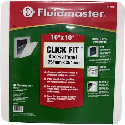 Fluidmaster 254 x 254mm White Access Panel Car Service