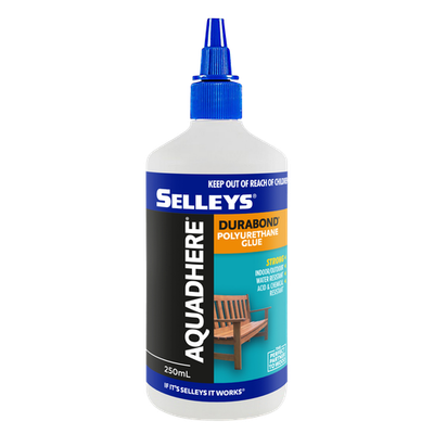 Selleys 250ml Aquadhere Polyurethane Wood Glue Durabond Adhesive