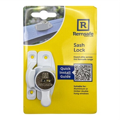 Remsafe White Window Sash Lock