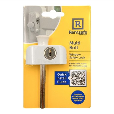 Remsafe White Lockable Multi Bolt