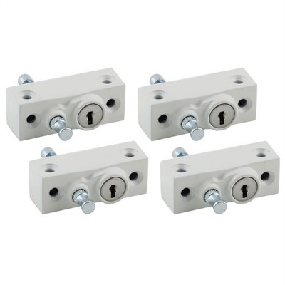 Ikonic White Multibolt Window Lock - 4 pieces