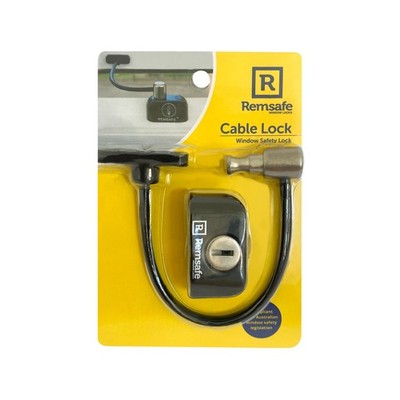 Remsafe Black Window Restrictor Cable Lock Car Wiring Adapter