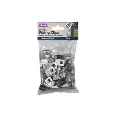 Jack Mesh Panel Fix Clip - 50 pieces