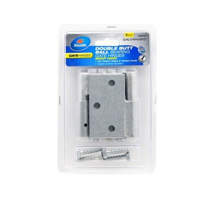 Zenith Galvanised Right Hand Double Butt Ball Bearing Timber To Timber Hinge - 2