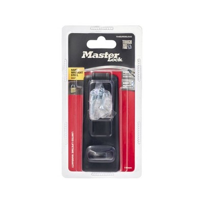 Master Lock 110mm Black Hasp And Staple