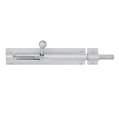 Delf Trade 9.5 x 150mm Satin Chrome Extended Throw Barrel Bolt
