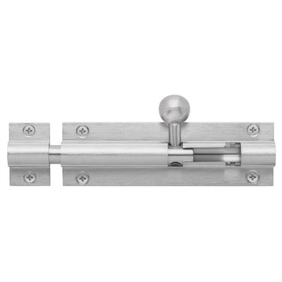 Delf 100 x 32 x 9.5mm Satin Chrome Barrel Bolt