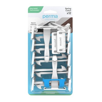 NEWPerma Child Safety Spring Catches - 12 pieces