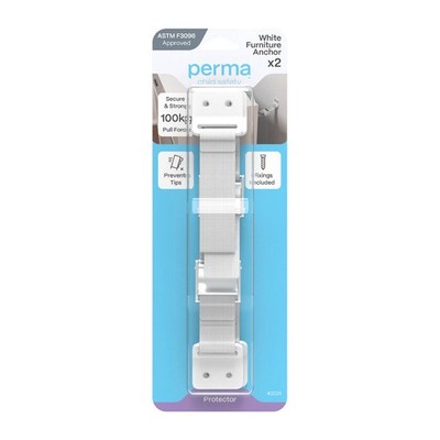 NEWPerma Child Safety Furniture Anchor - 2 pieces