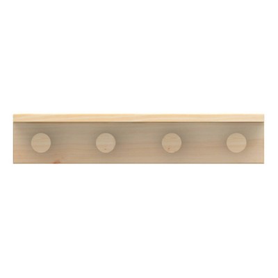 MODE 4 Timber Hooks On Pine Board With Shelf
