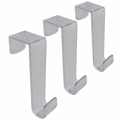 Adoored Clear Over-The-Door Deco Hook 2 pcs