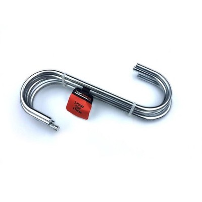 Taskmaster 180 x 100 x 6mm Steel S Hook - 4 Pack(14)2 colours
