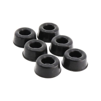 Surface Gard 22mm Black Round Rubber Bumper 2 pcs