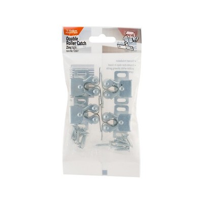 Taskmaster Zinc Double Roller Catch 2 pcs