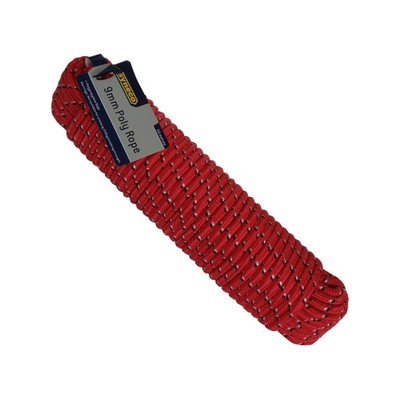 Syneco 9mm x 30m Diamond Braided Polypropylene Rope Hardware