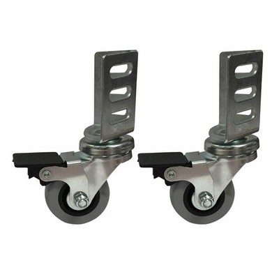 Move It 50mm 40kg Swivel Brake Angle Plate Castor - 2 pieces Brake Parts