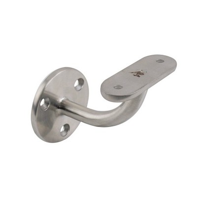 Carinya Stainless Steel Flat Top Curved Handrail Bracket Hardware